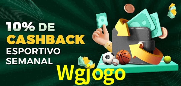 10% de bônus de cashback na Wgjogo